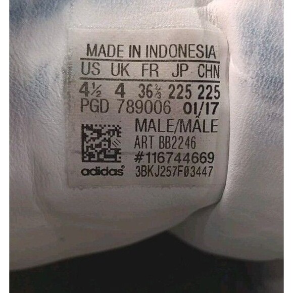 Adidas Superstar PGD 789006 White Casual Shoes Mens Sneakers Size 4.5 BB2246 - Picture 14 of 14